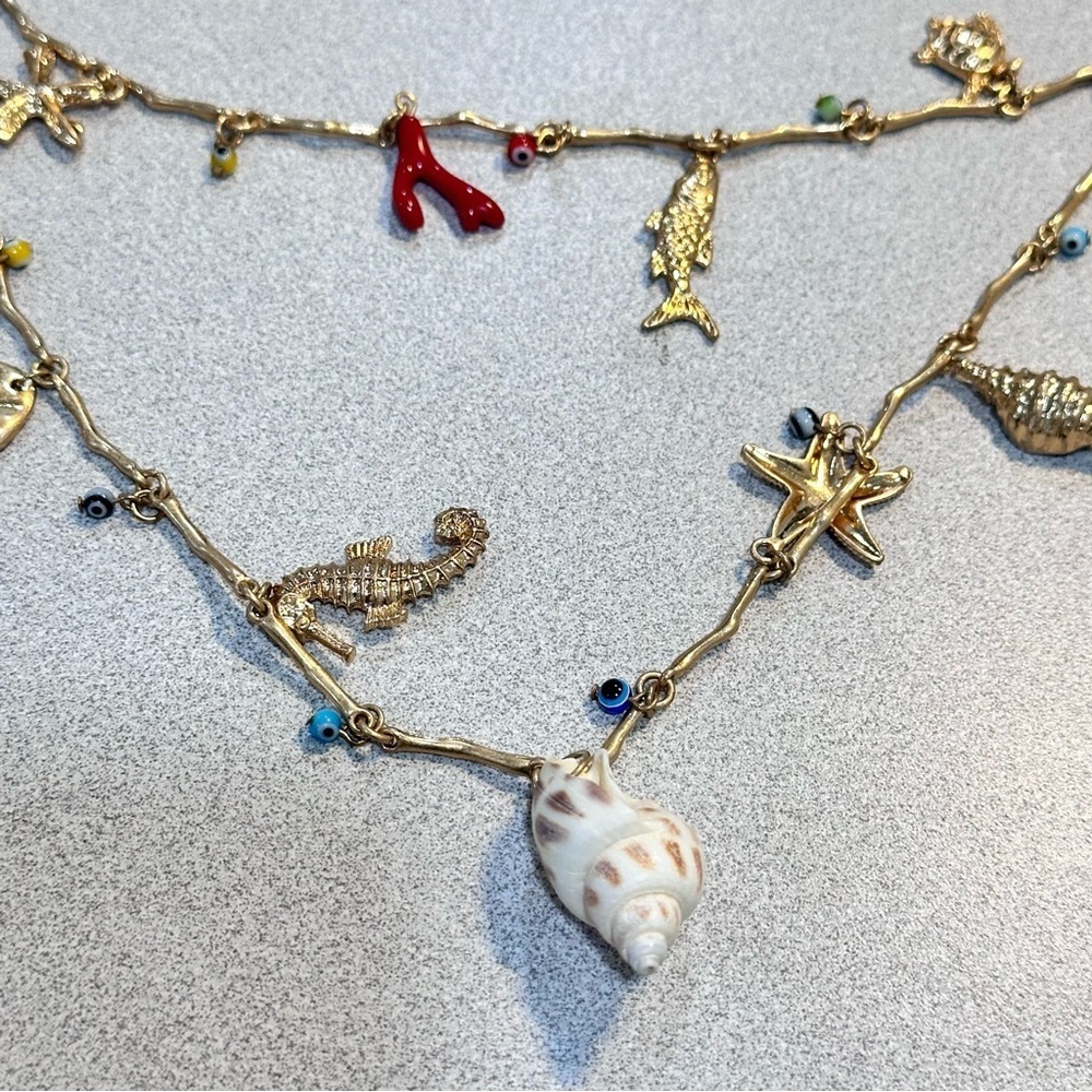 NEW Zara Double Sea Charms Belt - Picture 3 of 7